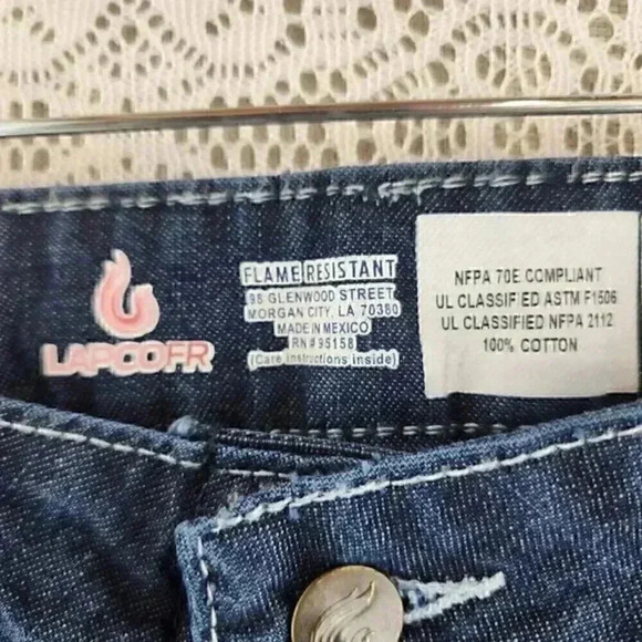 Lapcofr 100% Cotton‎ Women's Straight Leg Jeans 20 x30 - Picture 6 of 10